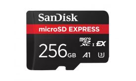 Sandisk MicroSDXC Express 256GB (V30 / U3 / UHS-I / Cl.10 / R650MB/s/W210MB/s) memóriakártya (226786)